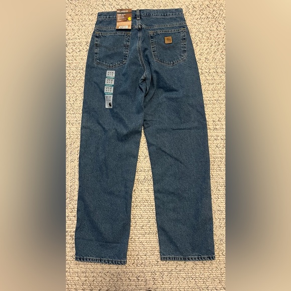 Carhartt Jeans New Carhartt Relaxed Fit Straight Leg Flannel Lined